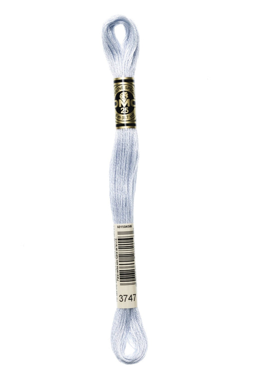 DMC Embroidery Stranded Thread - Six-Strand Embroidery Floss - 3747 - Pearlescent Ice Blue - HM Nabavian