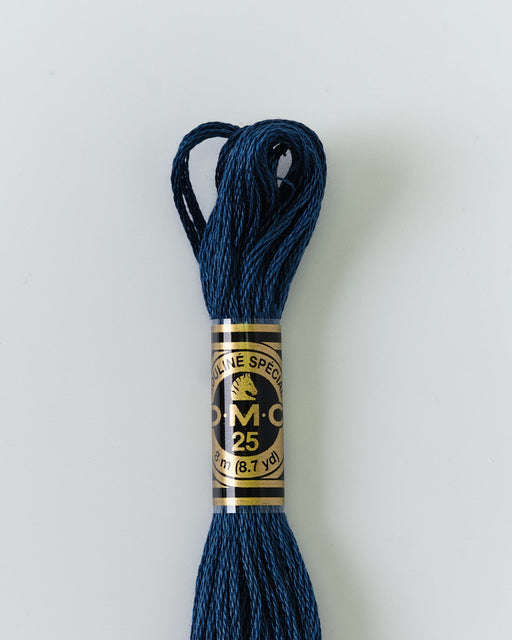 DMC Embroidery Stranded Thread - Six-Strand Embroidery Floss - 3750 - Dark Petrol Blue - HM Nabavian