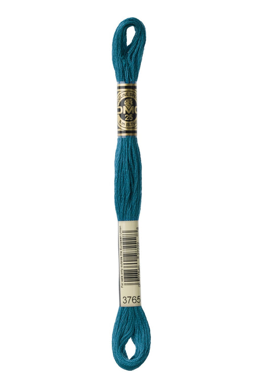 DMC Embroidery Stranded Thread - Six-Strand Embroidery Floss - 3765 - Blue Teal - HM Nabavian