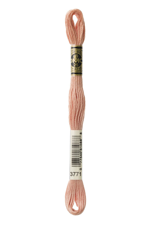 DMC Embroidery Stranded Thread - Six-Strand Embroidery Floss - 3771 - Pink Sand - HM Nabavian