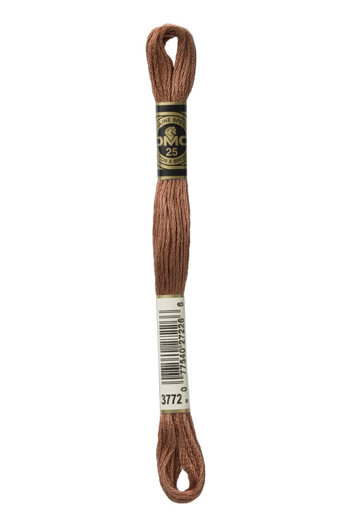 DMC Embroidery Stranded Thread - Six-Strand Embroidery Floss - 3772 - Glazed Chestnut - HM Nabavian