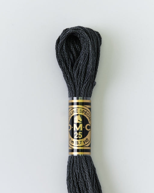 DMC Embroidery Stranded Thread - Six-Strand Embroidery Floss - 3799 - Anthracite - HM Nabavian