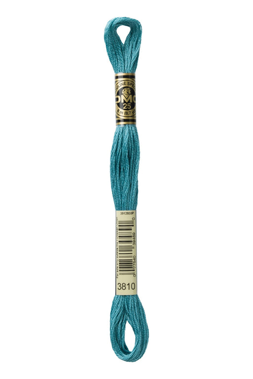 DMC Embroidery Stranded Thread - Six-Strand Embroidery Floss - 3810 - Persian Blue - HM Nabavian