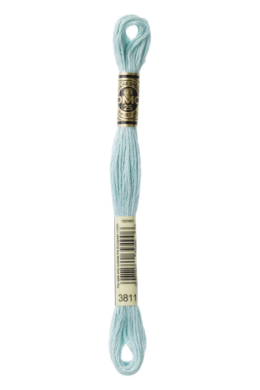 DMC Embroidery Stranded Thread - Six-Strand Embroidery Floss - 3811 - Blue Waterfall - HM Nabavian