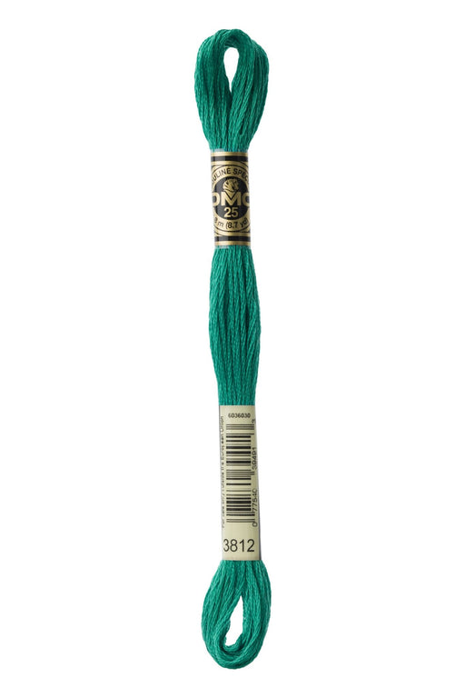 DMC Embroidery Stranded Thread - Six-Strand Embroidery Floss - 3812 - Viridian - HM Nabavian