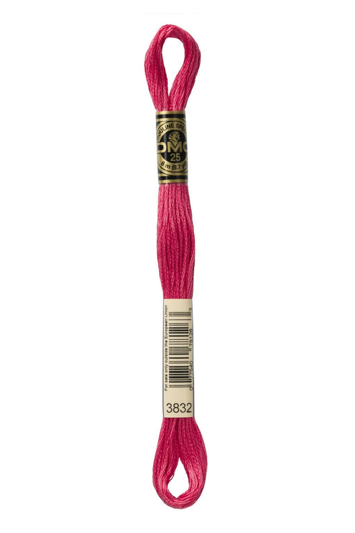 DMC Embroidery Stranded Thread - Six-Strand Embroidery Floss - 3832 - Strawberry - HM Nabavian