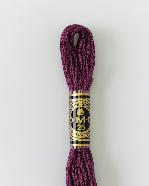 DMC Embroidery Stranded Thread - Six-Strand Embroidery Floss - 3834 - Red Grape - HM Nabavian