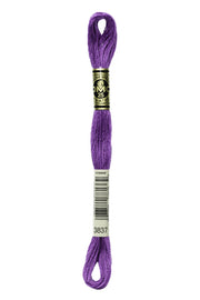 DMC Embroidery Stranded Thread - Six-Strand Embroidery Floss - 3837 - Metallic Purple - HM Nabavian