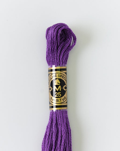DMC Embroidery Stranded Thread - Six-Strand Embroidery Floss - 3837 - Metallic Purple - HM Nabavian