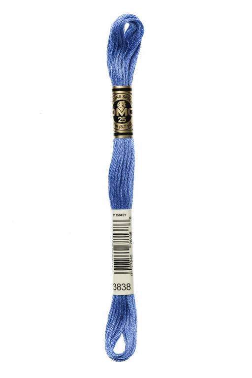 DMC Embroidery Stranded Thread - Six-Strand Embroidery Floss - 3838 - Thistle Blue - HM Nabavian