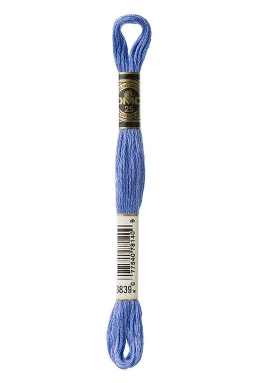 DMC Embroidery Stranded Thread - Six-Strand Embroidery Floss - 3839 - Mediterranean Blue - HM Nabavian