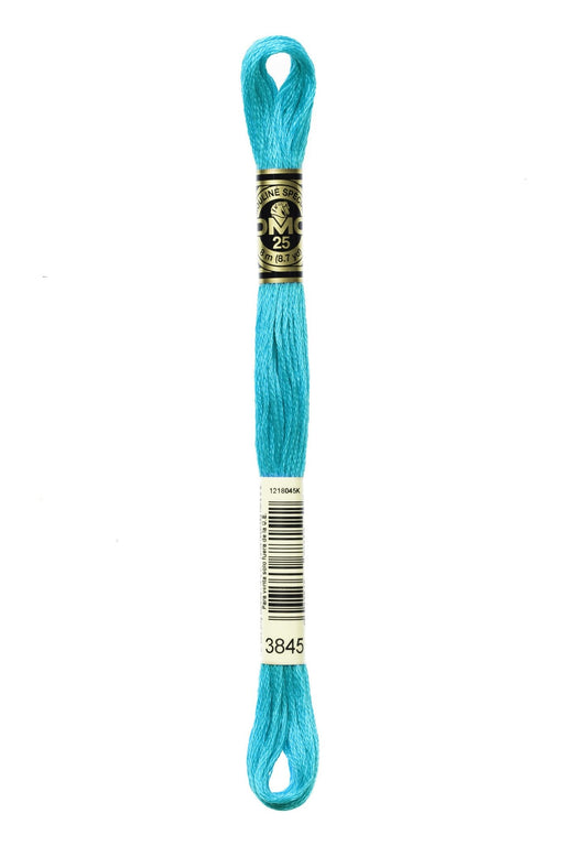 DMC Embroidery Stranded Thread - Six-Strand Embroidery Floss - 3845 - Turquoise - HM Nabavian