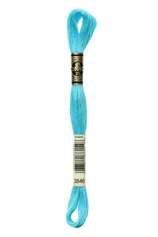 DMC Embroidery Stranded Thread - Six-Strand Embroidery Floss - 3846 - Navajo blue - HM Nabavian