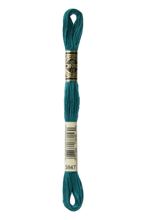 DMC Embroidery Stranded Thread - Six-Strand Embroidery Floss - 3847 - Chinese Green - HM Nabavian