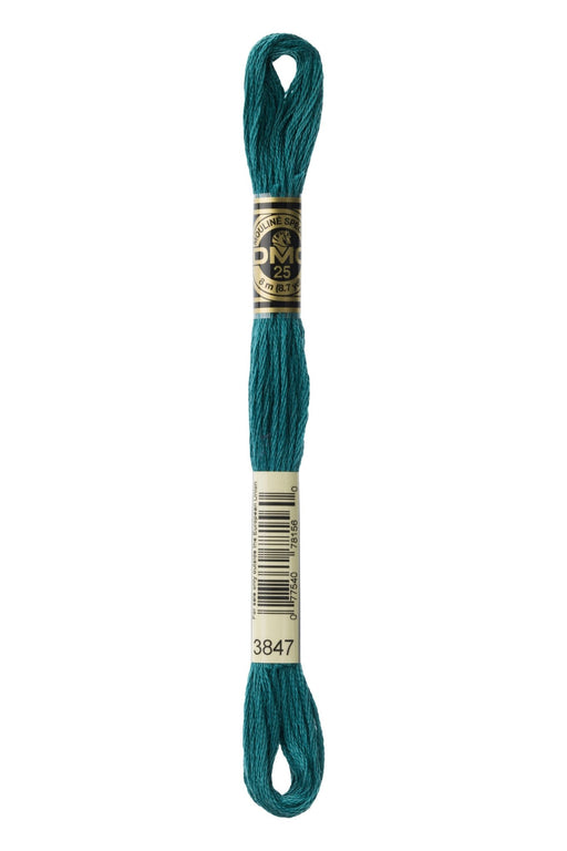DMC Embroidery Stranded Thread - Six-Strand Embroidery Floss - 3847 - Chinese Green - HM Nabavian