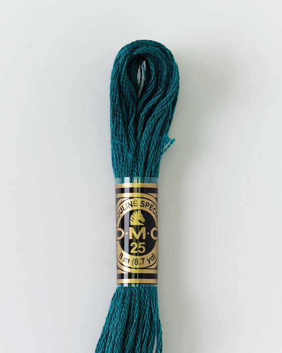 DMC Embroidery Stranded Thread - Six-Strand Embroidery Floss - 3847 - Chinese Green - HM Nabavian