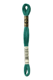 DMC Embroidery Stranded Thread - Six-Strand Embroidery Floss - 3848 - Mermaid’s Tail - HM Nabavian