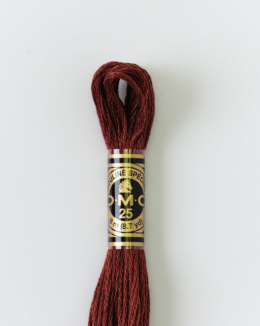 DMC Embroidery Stranded Thread - Six-Strand Embroidery Floss - 3857 - Oxblood - HM Nabavian