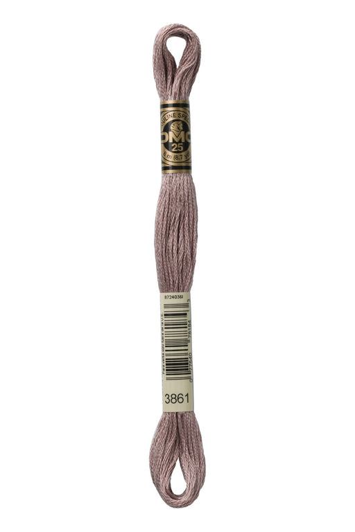 DMC Embroidery Stranded Thread - Six-Strand Embroidery Floss - 3861 - Light Taupe - HM Nabavian