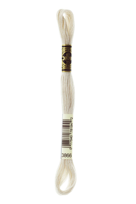 DMC Embroidery Stranded Thread - Six-Strand Embroidery Floss - 3866 - Garlic White - HM Nabavian