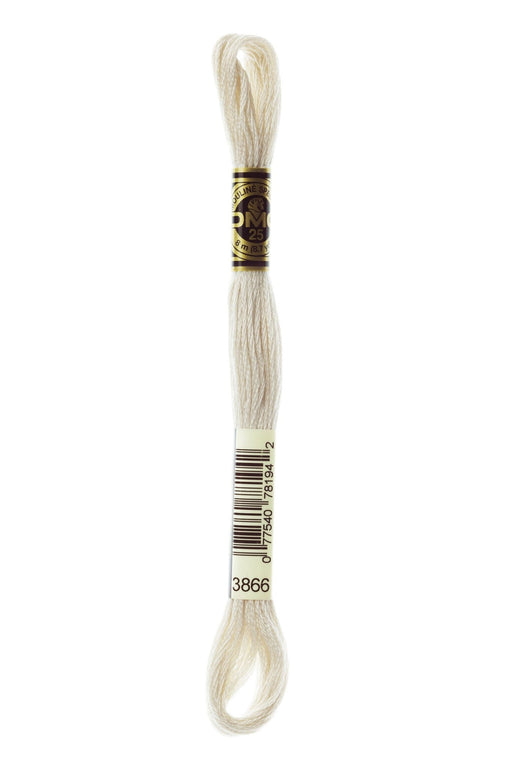 DMC Embroidery Stranded Thread - Six-Strand Embroidery Floss - 3866 - Garlic White - HM Nabavian