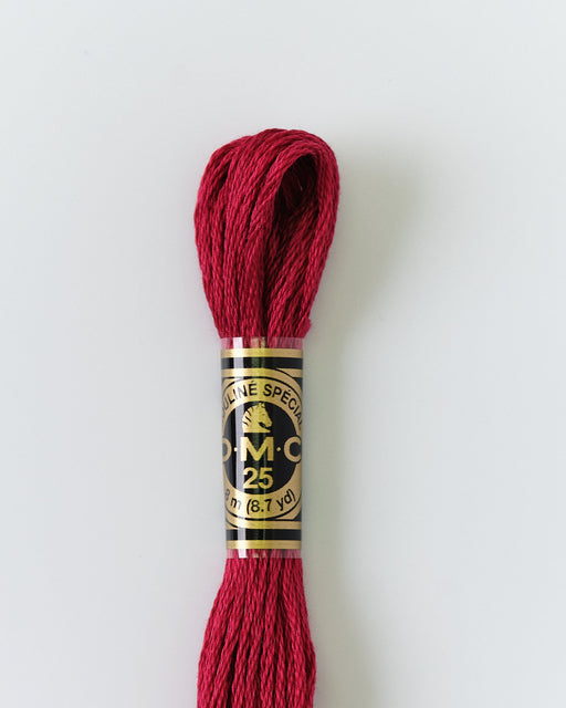 DMC Embroidery Stranded Thread - Six-Strand Embroidery Floss - 498 - Red Kiss - HM Nabavian