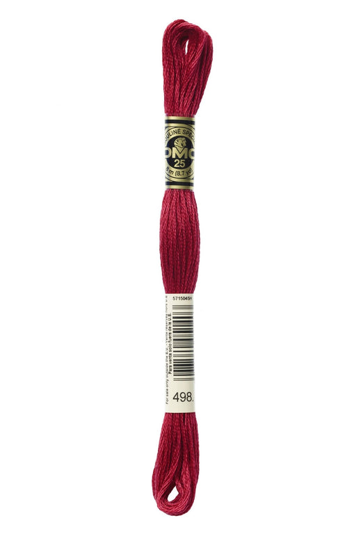 DMC Embroidery Stranded Thread - Six-Strand Embroidery Floss - 498 - Red Kiss - HM Nabavian