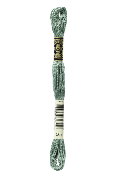 DMC Embroidery Stranded Thread - Six-Strand Embroidery Floss - 502 - Almond Leaf - HM Nabavian