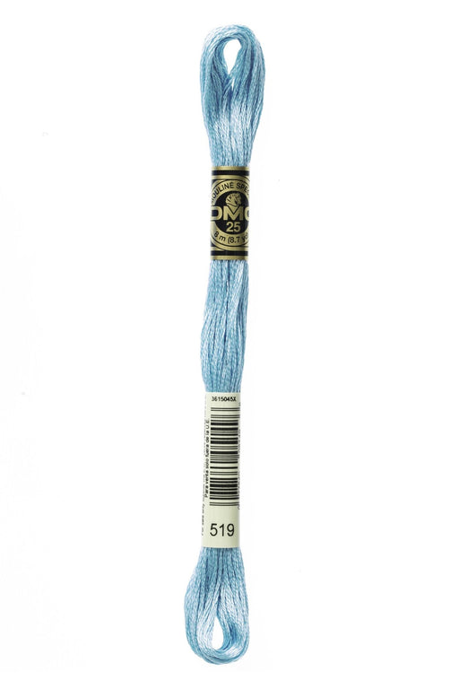 DMC Embroidery Stranded Thread - Six-Strand Embroidery Floss - 519 - Bluish Spray - HM Nabavian