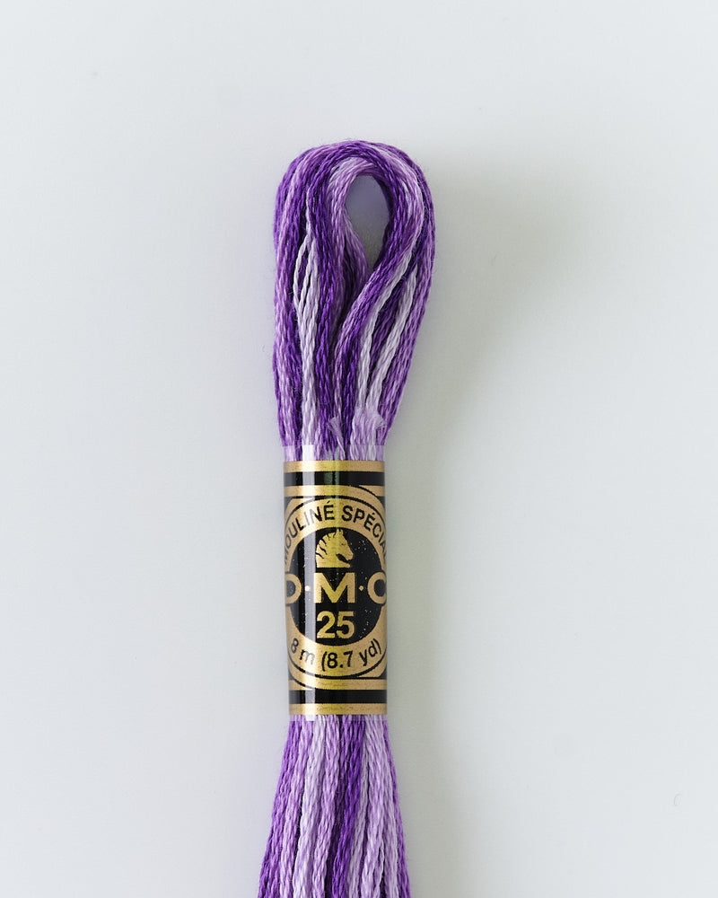 DMC Embroidery Stranded Thread - Six-Strand Embroidery Floss - 52 - Violet Perfume Ombre - HM Nabavian