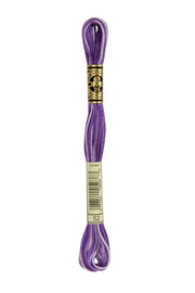 DMC Embroidery Stranded Thread - Six-Strand Embroidery Floss - 52 - Violet Perfume Ombre - HM Nabavian