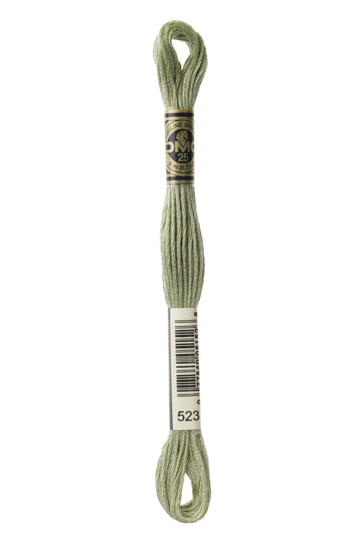 DMC Embroidery Stranded Thread - Six-Strand Embroidery Floss - 523 - Green Ash - HM Nabavian