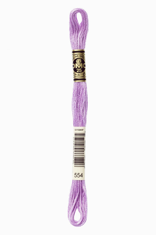 DMC Embroidery Stranded Thread - Six-Strand Embroidery Floss - 554 - Pastel Purple - HM Nabavian