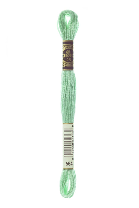 DMC Embroidery Stranded Thread - Six-Strand Embroidery Floss - 564 - Light Malachite - HM Nabavian