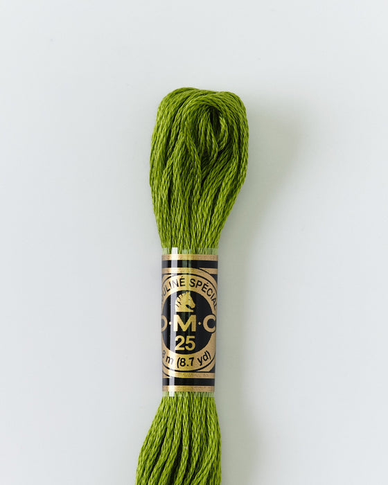 DMC Embroidery Stranded Thread - Six-Strand Embroidery Floss - 581 - Grasshopper - HM Nabavian