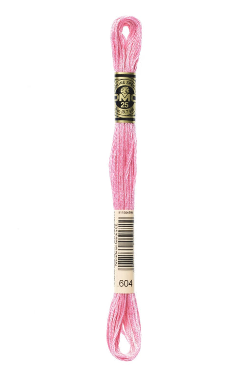 DMC Embroidery Stranded Thread - Six-Strand Embroidery Floss - 604 - Pink Hyacinth - HM Nabavian