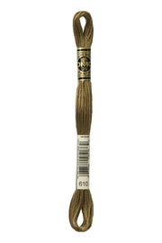 DMC Embroidery Stranded Thread - Six-Strand Embroidery Floss - 610 - Beaver - HM Nabavian