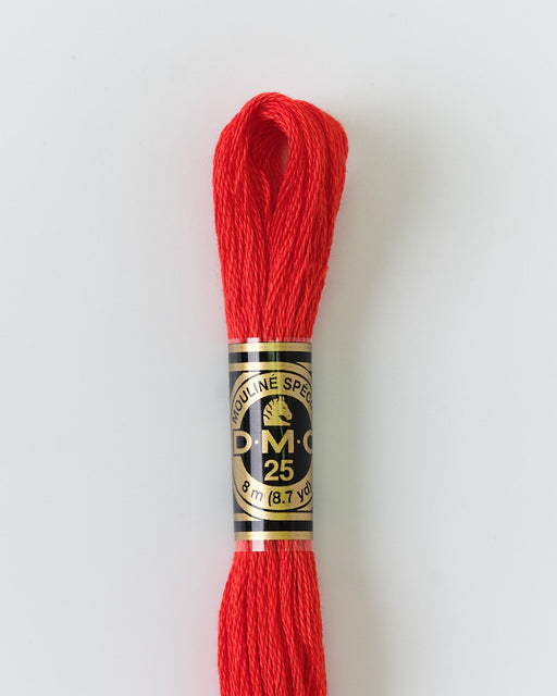 DMC Embroidery Stranded Thread - Six-Strand Embroidery Floss - 666 - Scarlet - HM Nabavian