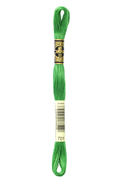 DMC Embroidery Stranded Thread - Six-Strand Embroidery Floss - 701 - Grass - HM Nabavian