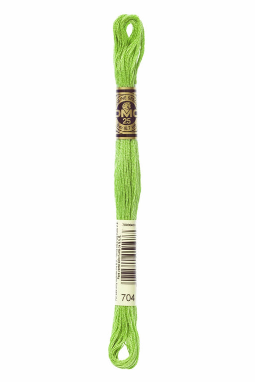 DMC Embroidery Stranded Thread - Six-Strand Embroidery Floss - 704 - Lime - HM Nabavian