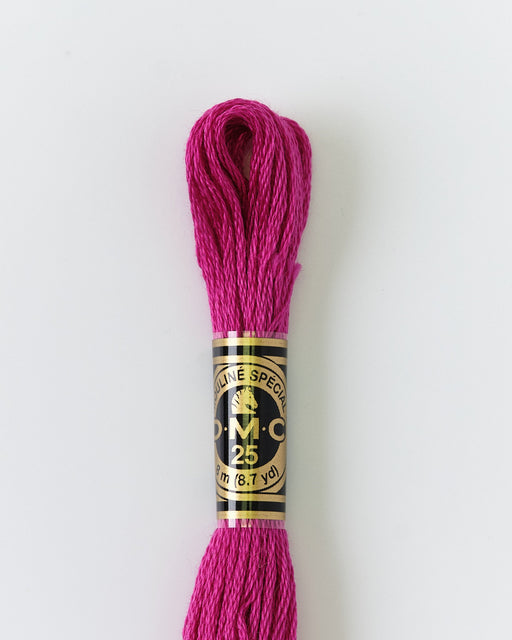 DMC Embroidery Stranded Thread - Six-Strand Embroidery Floss - 718 - Metallic Rose Magenta - HM Nabavian