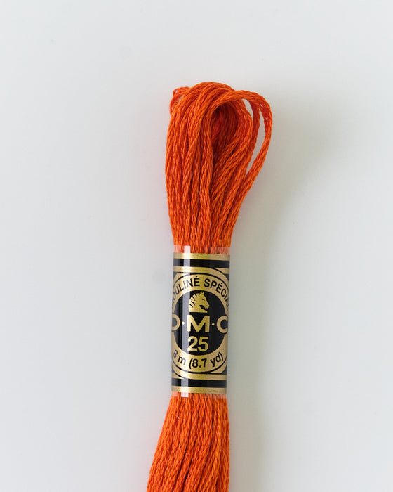 DMC Embroidery Stranded Thread - Six-Strand Embroidery Floss - 720 - Rust - HM Nabavian