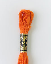 DMC Embroidery Stranded Thread - Six-Strand Embroidery Floss - 721 - Papaya - HM Nabavian