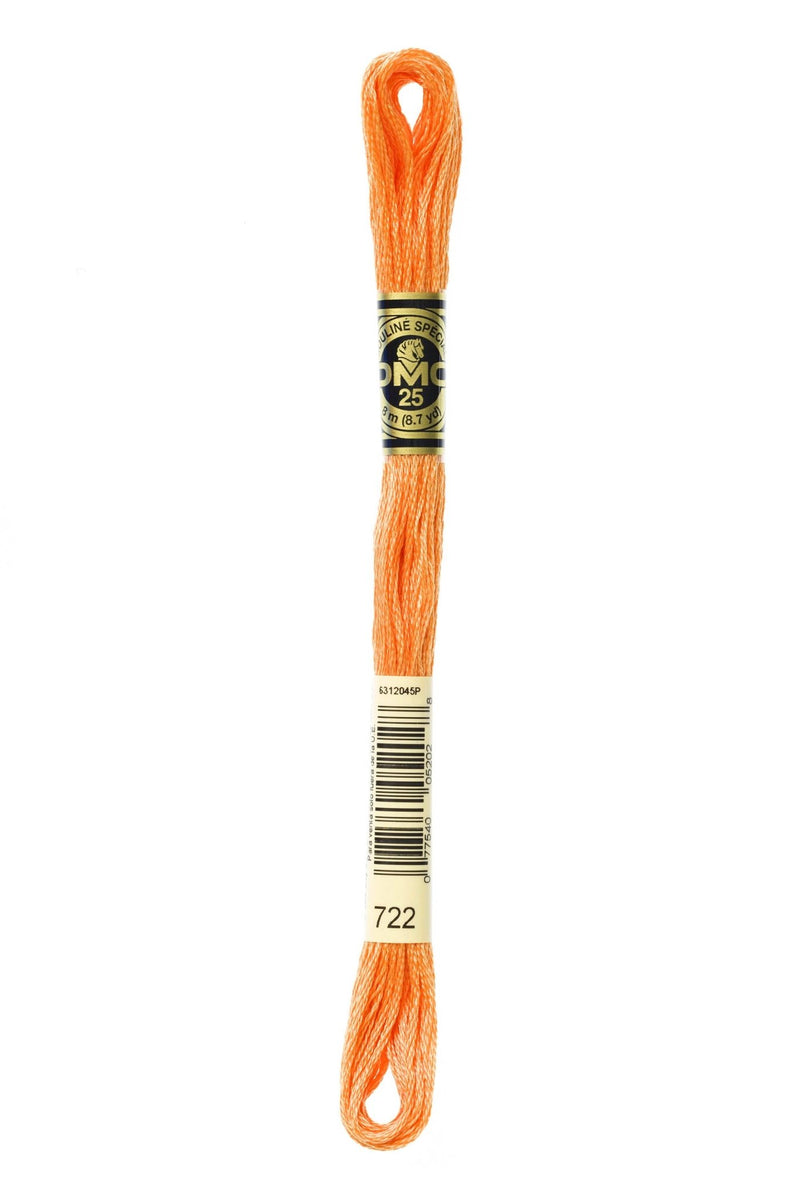 DMC Embroidery Stranded Thread - Six-Strand Embroidery Floss - 722 - Shrimp - HM Nabavian