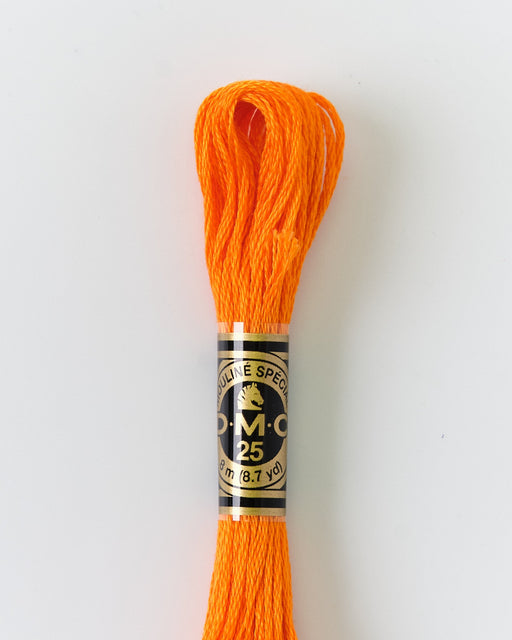 DMC Embroidery Stranded Thread - Six-Strand Embroidery Floss - 740 - Orange Papaya - HM Nabavian