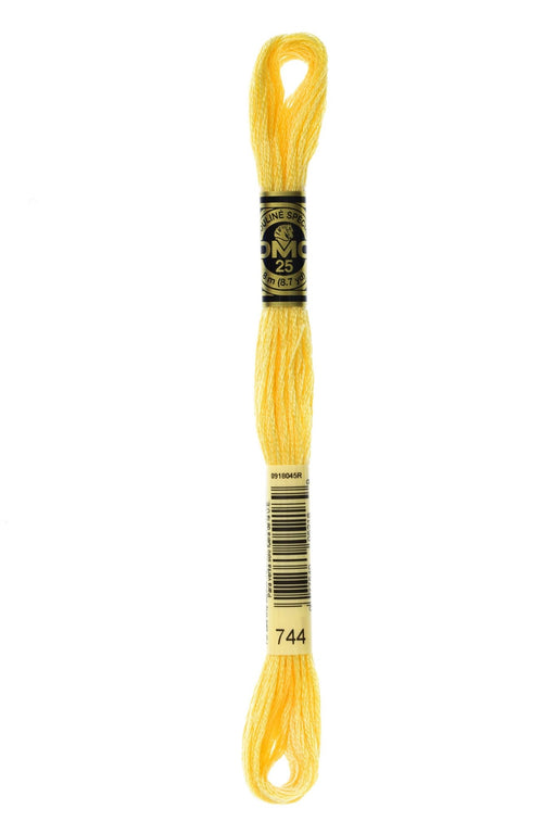 DMC Embroidery Stranded Thread - Six-Strand Embroidery Floss - 744 - Grapefruit - HM Nabavian