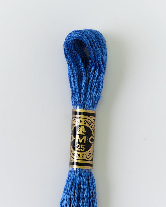 DMC Embroidery Stranded Thread - Six-Strand Embroidery Floss - 798 - Cobalt Blue - HM Nabavian