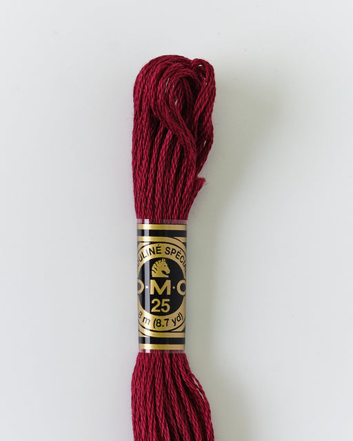 DMC Embroidery Stranded Thread - Six-Strand Embroidery Floss - 814 - Vin Rouge - HM Nabavian