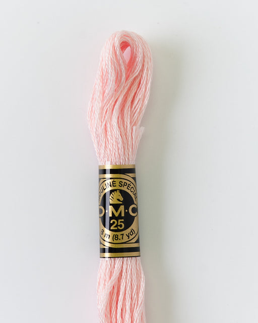 DMC Embroidery Stranded Thread - Six-Strand Embroidery Floss - 818 - Pearlescent Powder Pink - HM Nabavian