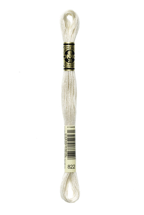 DMC Embroidery Stranded Thread - Six-Strand Embroidery Floss - 822 - Cotton - HM Nabavian